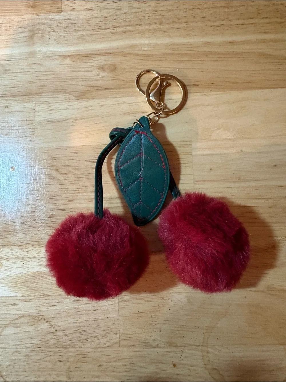 Cherry bag charm